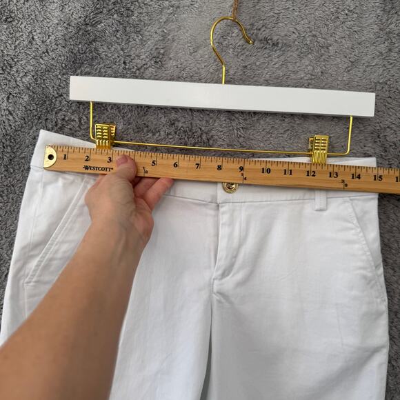 Lilly Pulitzer 5" Callahan Mid Rise White Short Size 4 - Picture 10 of 11